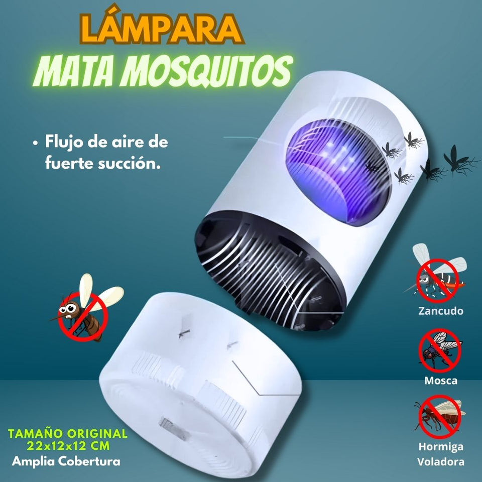 LAMPARA MATA MOSQUITO CON LUZ VIOLETA 🌪️